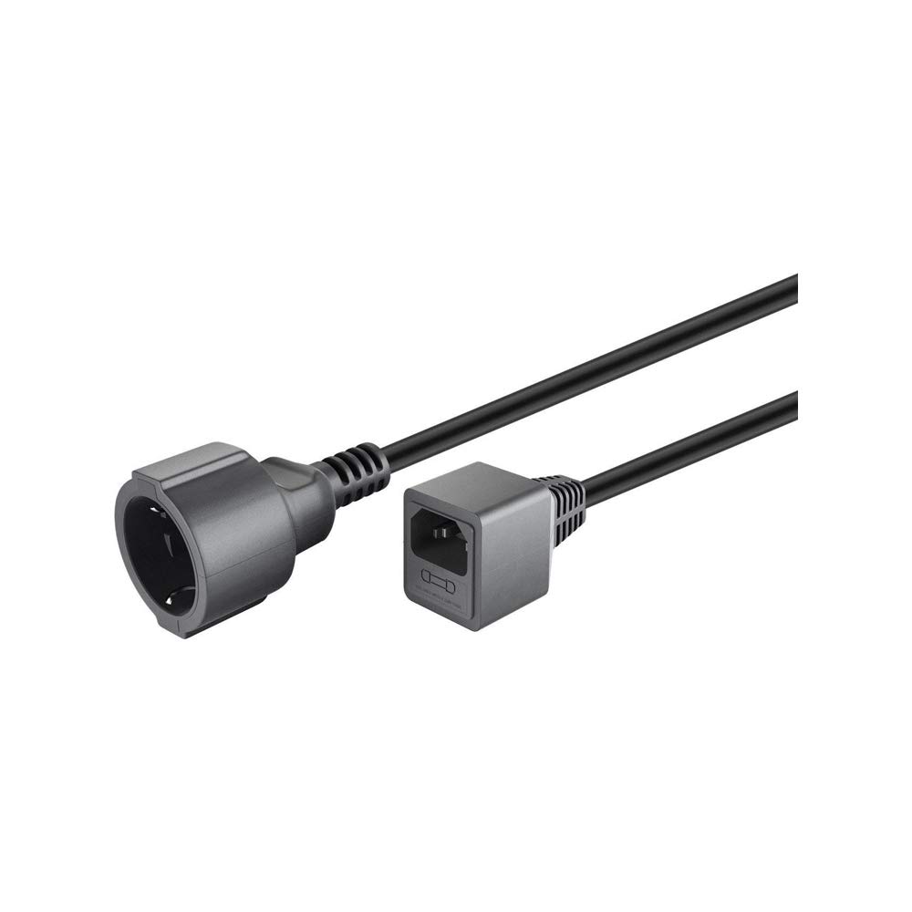 Earth Extension Cable 0.2 m Black