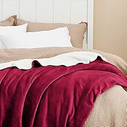 Bedsure Sherpa Fleece Queen Size Blankets for Bed
