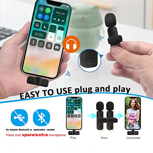 MAYBESTA Professional Wireless Lavalier Lapel Microphone for iPhone