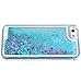 Yoption Transparent Plastic 3D Glitter Quicksand and Star Liquid Case for Apple iPhone 5 5S SE