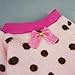 Fitwarm Pink Cute Polka Dots Dog Coat for Pet Dog Pajamas Soft Winter Clothes, Medium