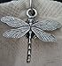 12 Dragonfly Shower Hook Add-on - Antique Silver Electroplate Finish - ** Free Roller Bead Chrome Shower Curtain Hooks with Purchase