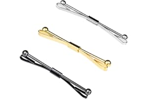 3pcs Tie Collar Bar Pin Set For Men Tie Pins For Men Silver Mens Dress Shirt Collar Bar Pin Lapel Stick Brooch Pin Business T