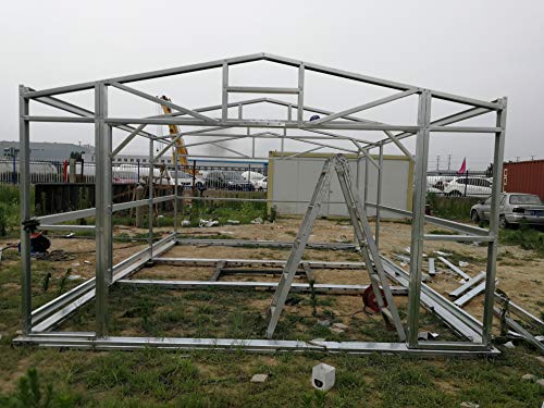 Weizhengheng Wzh Three Car Metal Garage Carport Building Kit Size