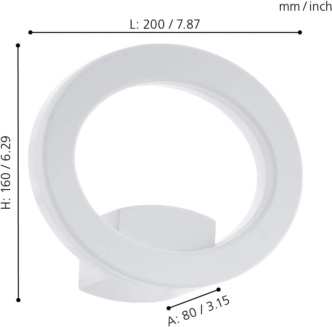 EGLO 96274 EMOLLIO Exterior Wall Light in White - Image 4