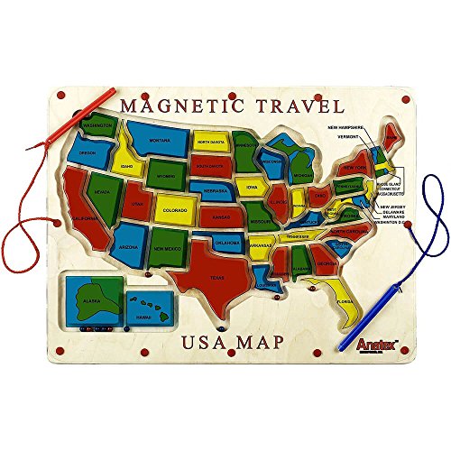 Anatex Magnetic Travel USA Map