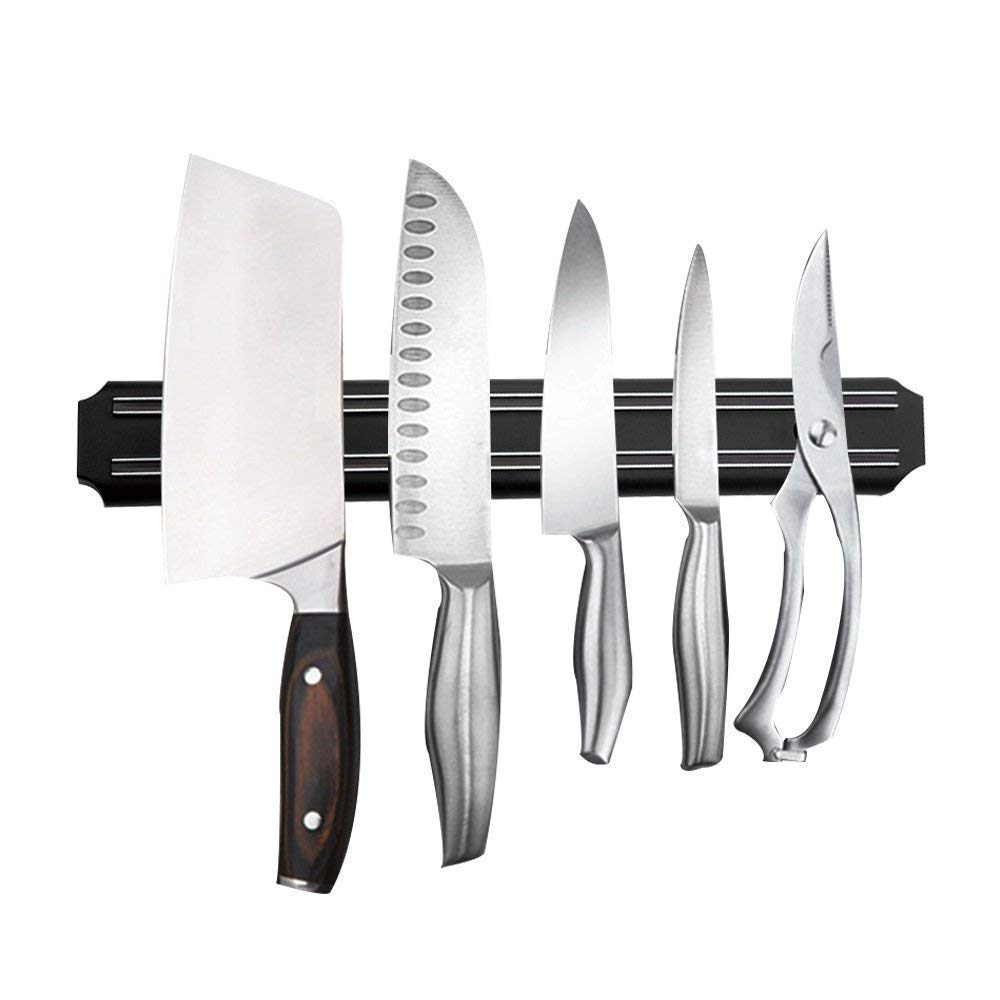 Knife Holder,Magnetic Knife Strip with Multipurpose Use as Knife Holder,Knife Rack,Knife Strip,Kitchen Utensil Holder,Tool Holder,Art Supply Organizer & Home Organizer