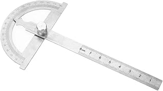 Edelstahl Winkelmesser, 0-180 Grad 15 cm Digital Neigungsmesser Winkelmesser Goniometer Winkelsucher Messgerät Lineal(80 * 120mm)