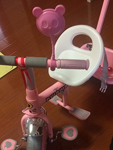 AISHEMI 2PCS Children Bicycle Safe Rearview Mirror Bicycle Mirror with Ears, Bike Mirror 360 Â° Rotation with Handlebar 1.8 cm - 2 cm (0.71 in - 0.79 in) Diameter (pink)