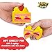 Stress Relief Squeeze Toy for Kids and Adults by YoYa Toys - Slow Rising Strawberry Cake Slice Squishy Scented with Key Chain - Comfortable Hand Rest and Rehabilitation Training Accessory - Gift Box