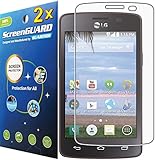 2x LG Sunrise L15C L15G / Lg Lucky L16C L16G Premium Clear LCD Screen Protector Guard Kit (2 pieces by GUARMOR)
