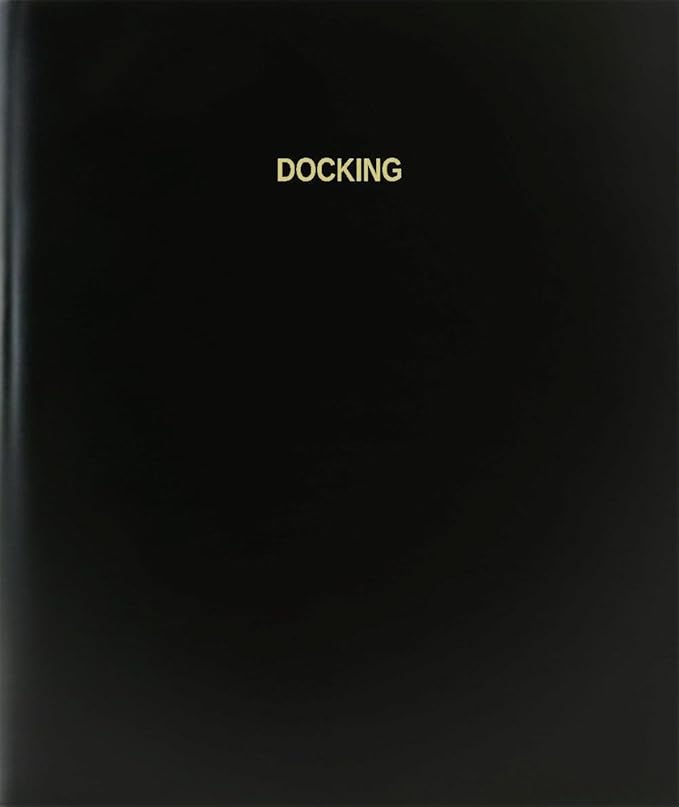 BookFactory® Docking Log Book / Journal / Logbook 120 Page, 8.5"x11
