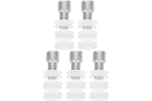 Luxshiny 5 Sets Pressure Cooker Replacement Float Valve and Silicone Sealing Rings Kit, Universal Safety