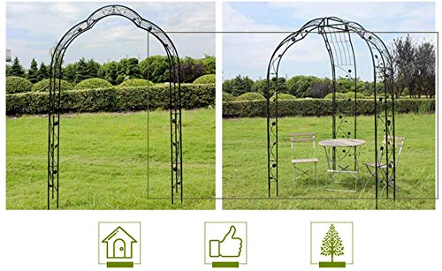 Awningcranks Rosenbogen Metall Romantische Deko Gartenbogen Metall Gartenbögen für Hochzeit Brautparty Prom Dekoration… – Bild 6