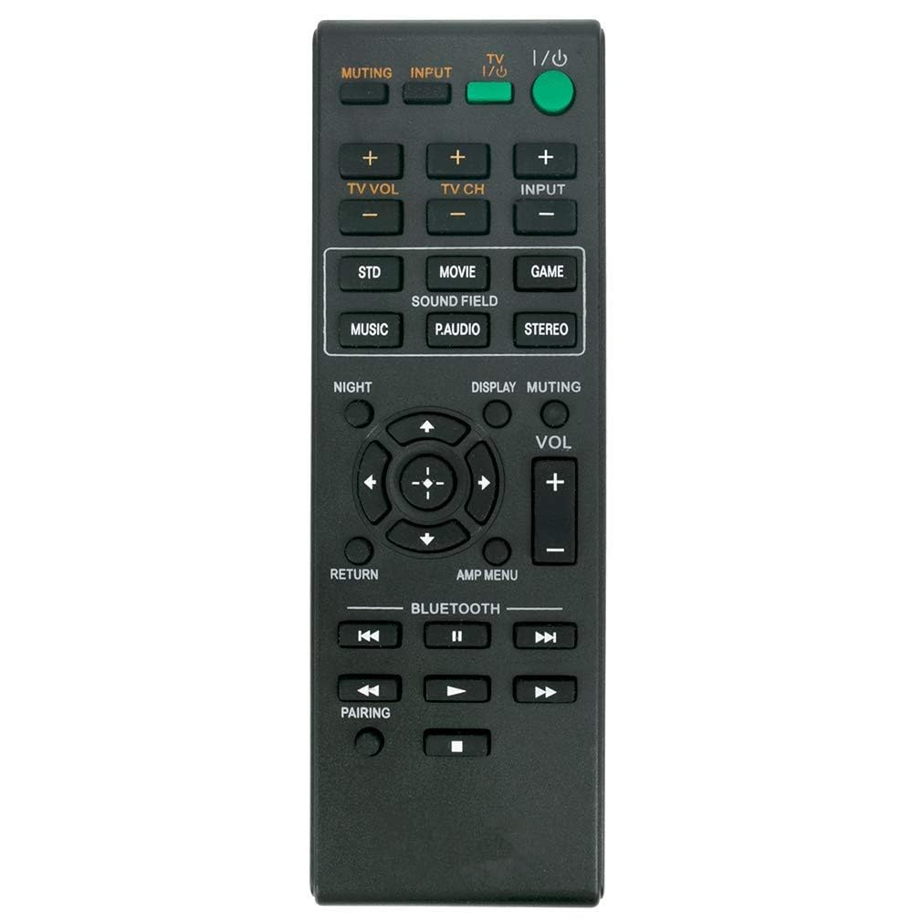 VINABTY RM-ANP084 Remote Control Replaced for Sony AV System SA-CT260 HTCT660 SA-WCT260 HT-CT260H SA-CT260H RM-ANP109 RM-ANP110 RM-ANP084 RM-ANP085