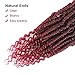 Dansama 6 Packs GoGo Curl Crochet Braids for Water Wave Crochet Synthetic Hair Extensions (12inch (Pack of 4), TBUG)