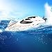 RC Boat, KINGBOT H102 2.4GHz High Speed (40KM/H)Remote Control Electric Racing Boat Automatically 180 Degree Flipping Transmitter
