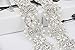 Trlyc New Vintage Crystal Wedding Belt Dress Belt Crystal Rhinestone Pearl Bridal Sash