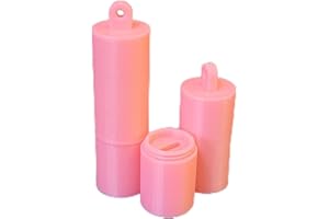 Znet3D Pocket Eye Drop Vial Holder & Carry Case - Holds One (1) Single Use Eye Drop Vial - Perfect to carry in pocket, purse/clutch, school bag - Two (2) Pack (Pink)