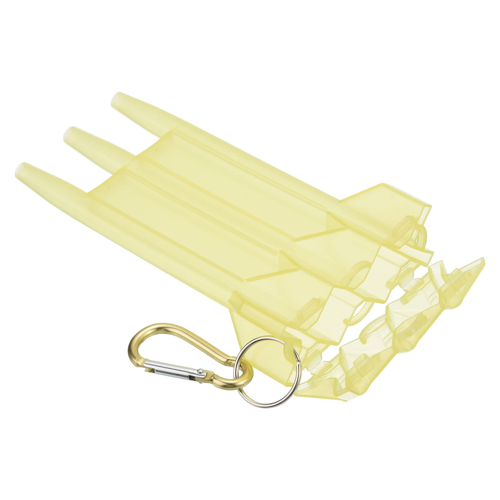 PATIKIL Portable Nylon Dart Storage Box, Durable Dart Case Keep Your Darts Secure, Yellow