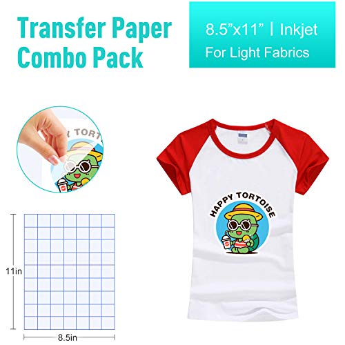 Dezem Heat Transfer Paper for Light Color Fabrics, 8.3\