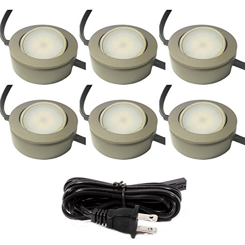DIMMABLE LED PUCK LIGHT 120V UNDER LIGHTING 6