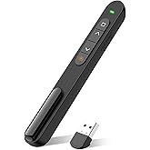 Presentation Clicker Presenter USB A,VRAJJTY Power Point Slide Clickers for Open Hyperlinks & Volume Control