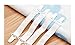 BeautyMood 12Pcs Adjustable Bed Sheet Gripper Clip Holder-Bed Sheet Fasteners Suspenders-Bed Sheet Holder(White)