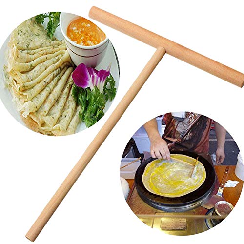 Pancake Batter Wooden Spreader Stick Home Kitchen Tool DIY Restaurant Canteen Supplies