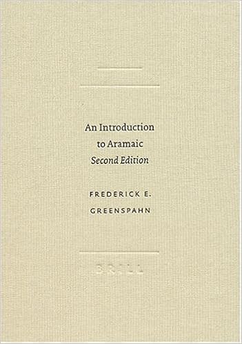 an introduction to aramaic greenspahn