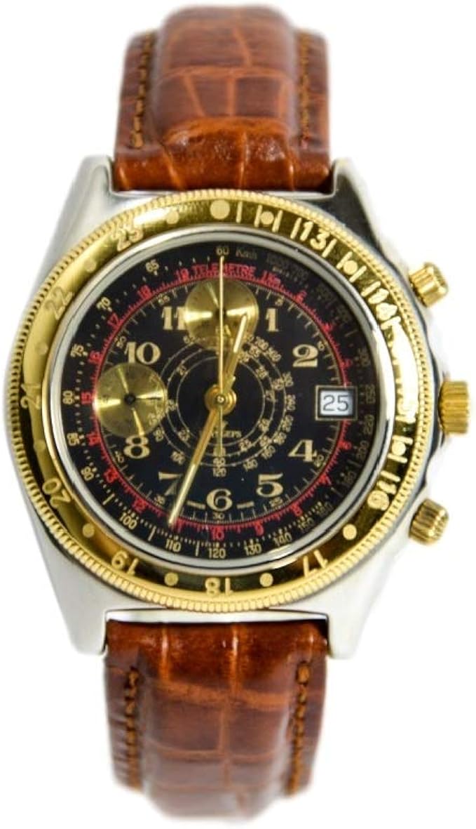 Pryngeps Orologio Manual Watch Black Chronograph CR707/BIS Amazon.it