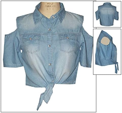 Jeans Colony Women Fashion Butt Lifting Push Up Stretch Jean Denim Booty Short Pants with Pockets Collection, Blue, X-Large