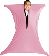 SZSMART Sensory Body Sock for Adult 65x29 Pink XL 163-191 cm