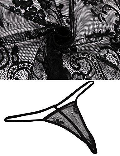 Meflying Women Chemises Sexy Babydoll Lingerie, Mini Sleepwear Strappy Erotic Dress