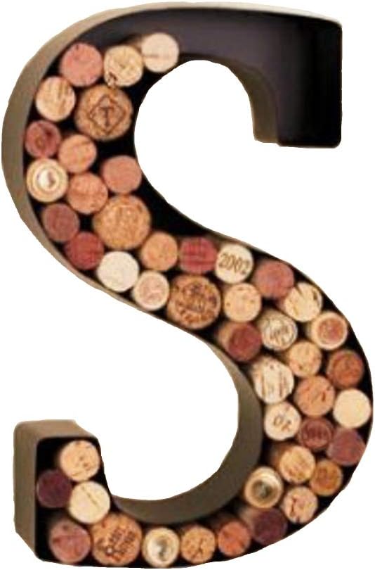Monogram Wine Cork Holder - Letter S by LTD