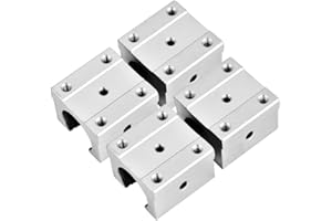 4Pcs SBR16UU 16mm Aluminum, SBR16 Linear Bearings Open Linear Motion Bearing Block Slide for CNC Router Parts