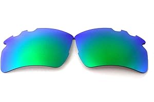 GALAXYLENSE Galaxy Replacement Lens For Oakley Flak 2.0 XL Vented Sunglasses Green Polarized