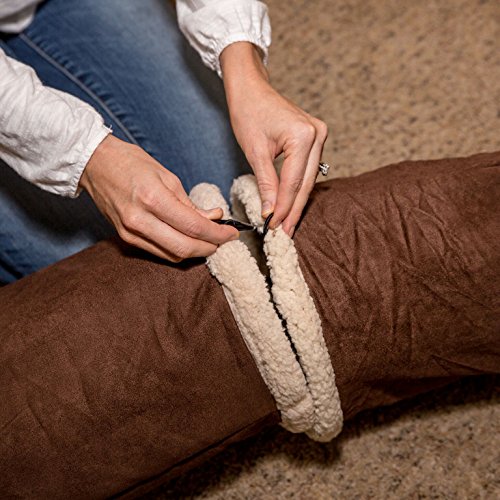Original ZEN DEN Cat Hideaway Ottoman by Easyology -Enclosed Condo, Covered Cube Cat Bed, 100% Pet Friendly and Soft, Comfortable- Connects To Our Cat Tunnels to Make a Fun Interactive Play Toy