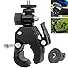 VVHOOY Motorcycle Bike Handlebar Mount Camera Clamp Mount Bracket 360 Rotation Action Camera Holder Compatible with Insta360/GoPro Hero 11/10/9/8/7/6/5/4 /AKASO/Osmo Action Cameras