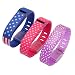 Generic Replacement Wrist Band for Fitbit Flex with Secure Fasteners Sleeve and Metal Clasps Large Pack of 3