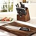 Calphalon 1834745 Precision Series 16-Piece Cutlery Set with Wood Knife Block