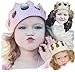 Fun Play Time Glitter Stretch Crown Set: White Sparkle, Gold, Pink Halloween Costume