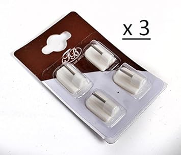 Pack Of 12 Self Adhesive Hooks For Curtain Rails Amazon Co Uk