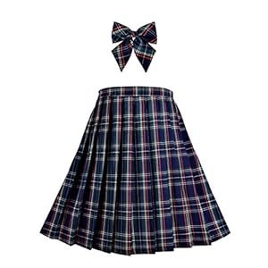 Meisjes Rok Back School Uniform Rood Tartan Rok 6-14 jaren