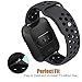 NO1seller Top Bands Compatible for Fitbit Versa Small Large, Soft Silicone Sport Strap with Ventilation Holes Replacement Wristband for Fitbit Versa Fitness Smart Watch Women Men
