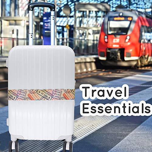 Adjustable Luggage/Suitcase Straps/Belt Tsa Approved - Lockable Travel Accessory - TSA Combination Locking - with Integrated TSA (Travel Sentry Approved) Lock - Stamps Vintage - Thumbnail 5