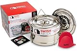 Instant Pressure Cooker Pot Accessories, Ultra Stackable Steamer Insert Pans, For 6qt, 8qt Instapot