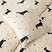 HipStyle HPS12-0007 HipStyle Olivia 4 Piece Duvet Cover Set, Full/Queen, Natural
