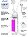 Pura Kiki 9oz/260 ml Stainless Steel Insulated Bottle w/Silicone Straw & Sleeve, 100% Plastic-Free, MadeSafe Certified, 100% Medical-Grade Silicone Straw for Kids, Toddlers, Babies & Infant – Pink