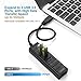 UNITEK 3-Port USB 3.0 HUB Ethernet RJ45 10/100/1000 Gigabit Network Adapter LAN Converter Compatible Apple MacBook Pro Air, Surface Pro, iMac, Chrome Book Pixel, Linux [Ethernet Port RTL8153 Chipset]